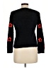 Melrose and Market 100% Polyester Polka Dots Black Pullover Sweater Size 8 - photo 2