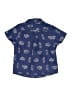 Falls Creek 100% Polyester Print Blue Short Sleeve Button-Down Shirt 12-18 MO / 18 MO - photo 2