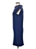 Zara Basic Solid Blue Casual Dress Size XS - photo 5