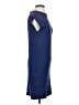 Zara Basic Solid Blue Casual Dress Size XS - photo 4