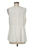 Ann Taylor 100% Polyester Ivory Sleeveless Blouse Size 8 - photo 2