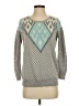 Ecote Argyle Gray Pullover Sweater Size S - photo 1