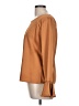 J.Crew 100% Polyester Brown Long Sleeve Blouse Size L - photo 5