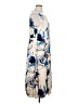 Calvin Klein Print Blue Casual Dress Size 14 - photo 4