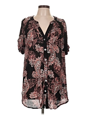 Roaman's Short Sleeve Blouse (view 1)