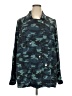 Lane Bryant 100% Lyocell Camo Blue Blazer Size 18 - 20 Plus - photo 1