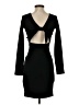 Express Solid Black Cocktail Dress Size XS - photo 2