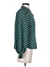 Levi's 100% Polyester Polka Dots Green Long Sleeve Blouse Size XS - photo 4