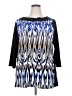 JM Collection Blue 3/4 Sleeve Blouse Size 2X - photo 1