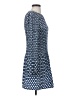 Maje 100% Polyester Argyle Blue Casual Dress Size EU (FR) 36 / US 4 - photo 4