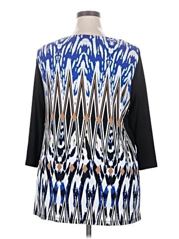 JM Collection 3/4 Sleeve Blouse (view 2)