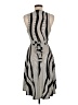 Minimi 100% Polyester Chevron-herringbone Gray Cocktail Dress Size M - photo 2