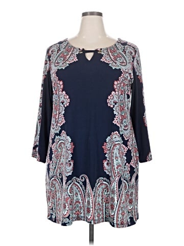JM Collection 3/4 Sleeve Blouse (view 1)