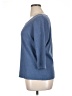 Karen Scott 100% Cotton Blue Pullover Sweater Size XL - photo 5