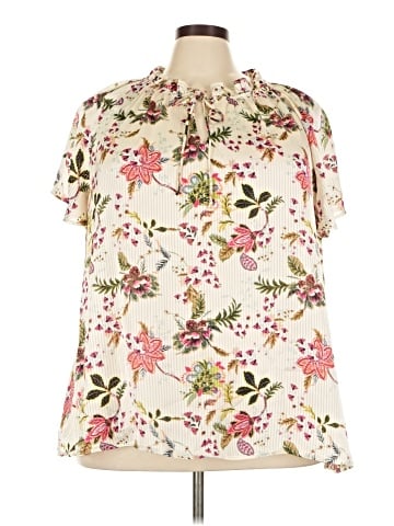 Lane Bryant Short Sleeve Blouse (view 1)