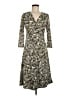 Sigrid Olsen 100% Polyester Camo Gray Cocktail Dress Size M - photo 1