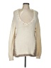 Minnie Rose Ivory Pullover Sweater Size L - photo 1