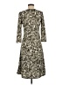 Sigrid Olsen 100% Polyester Camo Gray Cocktail Dress Size M - photo 2