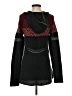 Free People 100% Cotton Chevron-herringbone Black Pullover Sweater Size S - photo 2