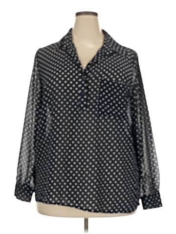Rose + Olive Long Sleeve Blouse (view 1)