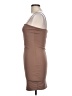Love Tree Solid Brown Cocktail Dress Size L - photo 5