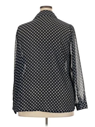 Rose + Olive Long Sleeve Blouse (view 2)