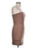 Love Tree Solid Brown Cocktail Dress Size L - photo 4