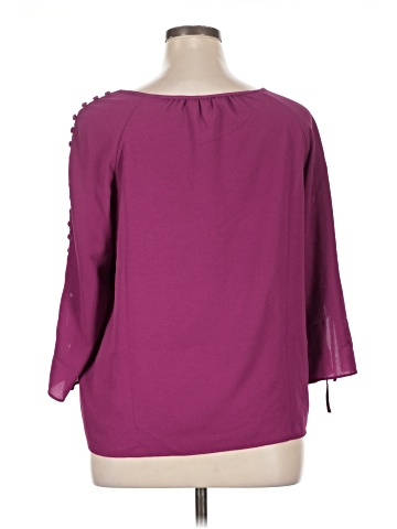 Christopher & Banks 3/4 Sleeve T-Shirt (view 2)
