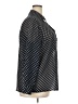 Rose + Olive 100% Polyester Polka Dots Black Long Sleeve Blouse Size 3X - photo 4