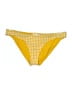 Accessorize Checkered-gingham Yellow Swimsuit Bottoms Size 10 - photo 1
