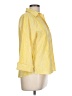 Foxcroft Checkered-gingham Yellow 3/4 Sleeve Button-Down Shirt Size 12 - photo 4
