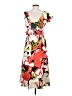 Halston Tropical Orange Casual Dress Size 4 - photo 2