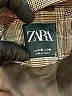 Zara Plaid Green Brown Blazer Size 9 - photo 3