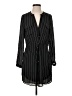 DR2 100% Polyester Stripes Black Casual Dress Size S - photo 1