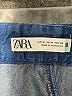 Zara Chevron-herringbone Blue Jeans Size M - photo 7