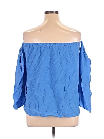 Lilly Pulitzer 3/4 Sleeve Silk Top (view 2)