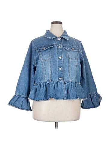 Shein Curve Denim Jacket (view 1)