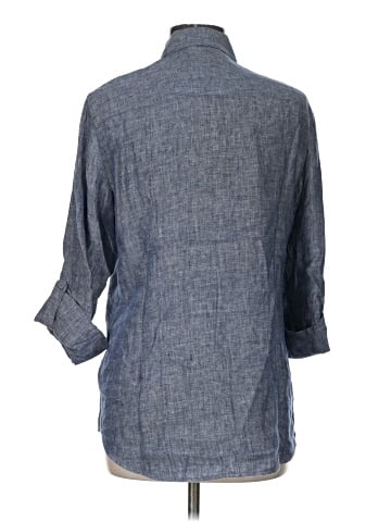 Foxcroft 3/4 Sleeve Button-Down Shirt (view 2)