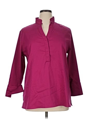 Chico's 3/4 Sleeve T-Shirt (view 1)