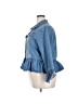 Shein Curve Blue Denim Jacket Size 18 Plus (3) - photo 5