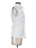 Veronica Beard White Sleeveless Button-Down Shirt Size 2 - photo 4