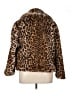 RSQ 100% Polyester Animal Print Brown Faux Fur Jacket Size XL - photo 2