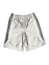 Nike 100% Polyester Metallic Silver Athletic Shorts Size 10 - 11 - photo 2