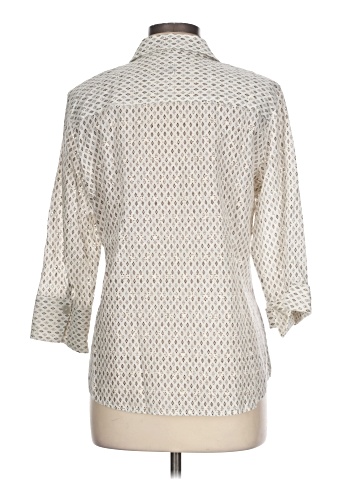 Foxcroft 3/4 Sleeve Button-Down Shirt (view 2)
