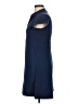 Fig Solid Blue Casual Dress Size L - photo 5