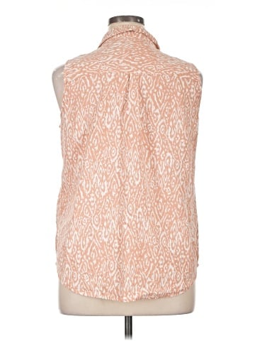 Ecothreads Sleeveless Button-Down Shirt (view 2)