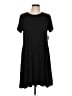 Old Navy Solid Black Casual Dress Size L - photo 1