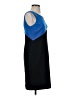 Kasper Color Block Blue Cocktail Dress Size 4 - photo 4