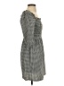 MNG Houndstooth Gray Casual Dress Size 2 - photo 4
