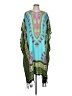 ASHRO 100% Rayon Green Blue Swimsuit Cover Up One size - photo 1